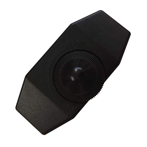 LED Dimmer (Schnur-Drehdimmer) 1-60 Watt stufenlos dimmbar/dimmen für dimmbare LED Leuchtmittel - Dimmschalter Schnur-Zwischendimmer Geräuschlos LED-Dimmer (schwarz) von PB-Versand