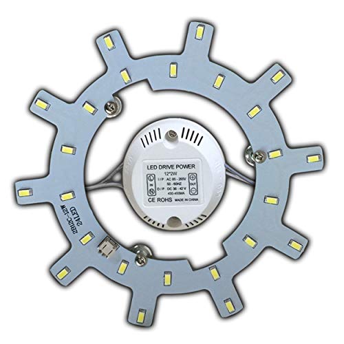 PB-Versand LED Modul 12 Watt tageslichtweiß - Umbau Set für Deckenleuchte Ringlampe Deckenleuchte Rundlampe Röhrenlampe G10q von PB-Versand