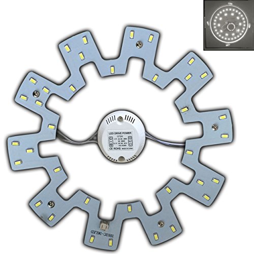 PB-Versand LED Modul 18 Watt tageslichtweiß - Umbau Set für Deckenleuchte Ringlampe Deckenleuchte Rundlampe Röhrenlampe G10q von PB-Versand
