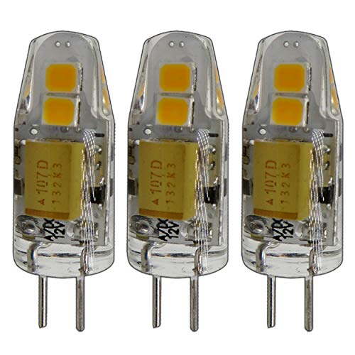 PB-Versand 3x G4 mini LED 1,5 Watt 12V AC/DC dimmbar warmweiß Silikon (Silica Gel) Lampe Leuchte Leuchtmittel von PB-Versand