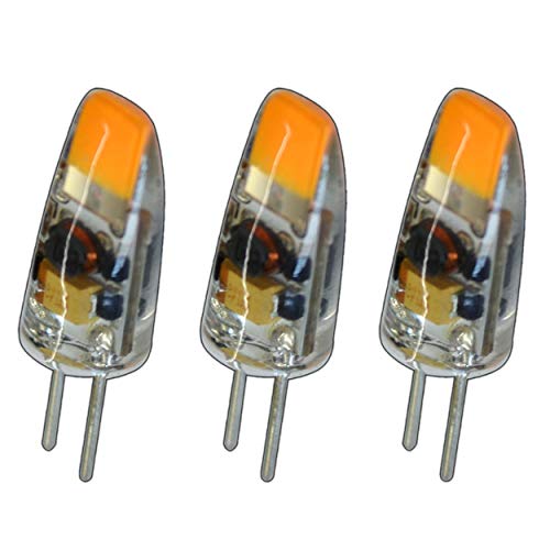 PB-Versand 3x G4 mini LED 1,5 Watt 12V AC/DC warmweiß aus Silikon (Silica Gel) Lampe Leuchte Leuchtmittel dimmbar von PB-Versand