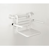 Duschsitz, einhängbar 380mm mit Armlehne und Polster - PBA von PBA