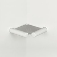 pba 01 Eckablage aus Glas, Nylon Halterungen, 190x190mm pba 01 Eckablage aus Glas, Nylon Halterungen, 190x190mm von PBA