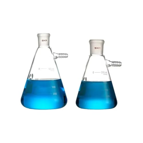 Labor-Kolben, 1 STÜCKE Glas Vakuum Schleifen Mund Filtration Saugflasche Labor Filterflasche mit Oberen Düse(100ml caliber24) von PBDEIOEOE