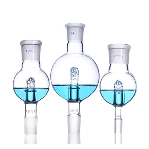 Labor-Kolben, 1 stücke 50 ml bis 1000 ml Bump Trap Matt Standard Joint Labor Borosilikatglas Rotationsverdampfer(100ml 29x14) von PBDEIOEOE