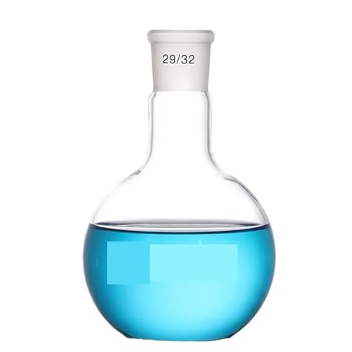 Labor-Kolben, 1 stücke Standard mattiert mund 19# 24# 29# einzel-mund destillation glaskolben mit flachem -50ml zu 2000ml(250ml caliber24) von PBDEIOEOE