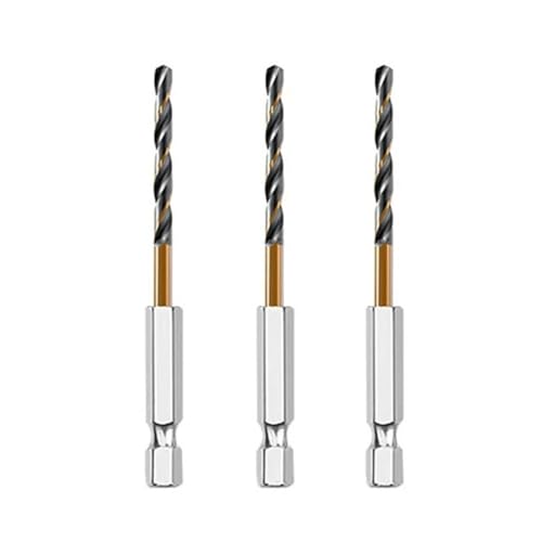 Mauerbohrer 3/7/13 Stück Sechskantschaft-Kobalt-Spiralbohrer(3pcs 3.0mm) von PBDEIOEOE