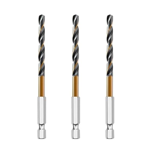 Mauerbohrer 3/7/13 Stück Sechskantschaft-Kobalt-Spiralbohrer(3pcs 4.5mm) von PBDEIOEOE