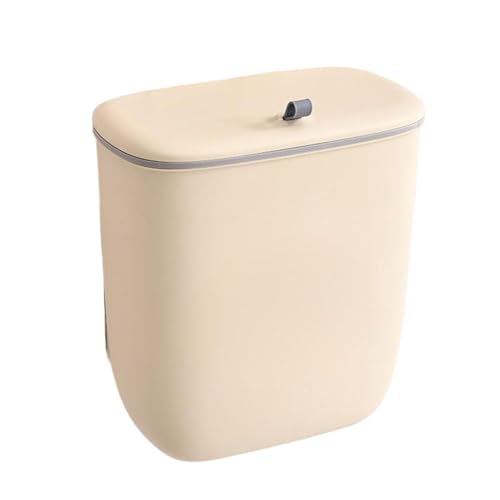 PBDEIOEOE Papierkorb, Schlafzimmer-Papierkorb, 1 Stück hängender Mülleimer for flexible Anwendung in jedem Raum. Nicht perforierter Mülleimer aus Kunststoff.(12L) von PBDEIOEOE