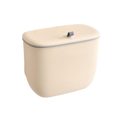 PBDEIOEOE Papierkorb, Schlafzimmer-Papierkorb, 1 Stück hängender Mülleimer for flexible Anwendung in jedem Raum. Nicht perforierter Mülleimer aus Kunststoff.(8L) von PBDEIOEOE