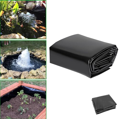 PBDEIOEOE Teichfolie, Gartenteiche Vorgeformte Teichfolien, HDPE-Teichfolie, Verschiedene Größen for Fischteiche, Wassergärten(8x17.5m) von PBDEIOEOE