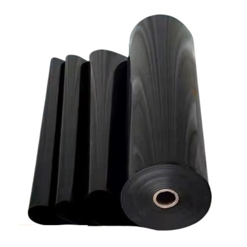 PBDEIOEOE Teichfolie, Gartenteiche Vorgeformte Teichfolien, HDPE-Teichfolie, schwarz, mehrere Größen for Garten-, Brunnen-, Fisch- und Koiteiche(2M x 12M) von PBDEIOEOE