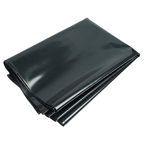 PBDEIOEOE Teichfolie, Gartenteiche Vorgeformte Teichfolien, HDPE-Teichfolien-Schwarz-Mehrfachgrößen 0,12 mm for Fischteich-Wasserspiele(10x10m(32.8x32.8ft)) von PBDEIOEOE