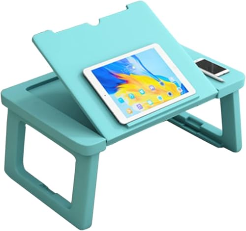 Sofa Laptoptisch,Großer Betttisch Nnewvante, Betttisch Laptop-Schreibtisch, faltbar, 5 verstellbare Winkel, 60 x 40 x 28 cm(Green) von PBDEIOEOE