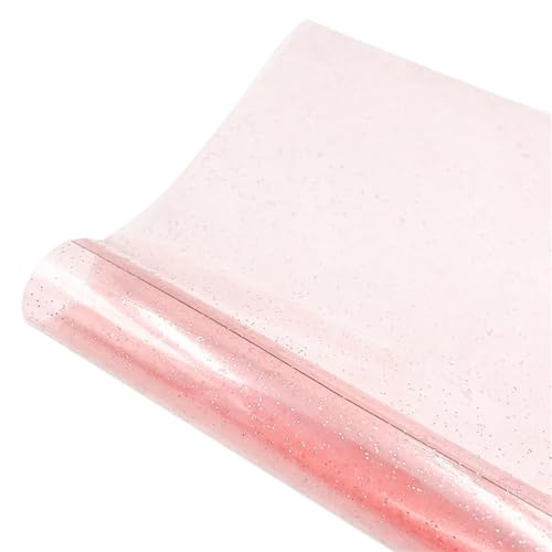 Transparentes PVC-Vinylgewebe, Elly Roll, PVC-Gelee-Vinylstoff mit Glitzerblatt oder -rolle, mehrfarbig, mehrere Größen(Grijs,Roll 20 x 120cm) von PBDEIOEOE
