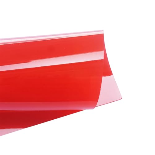 Transparentes PVC-Vinylgewebe, Elly Roll, PVC-Jelly-Vinylstoffrolle, mehrfarbig, mehrere Größen(Red,Roll 20 x 120cm) von PBDEIOEOE