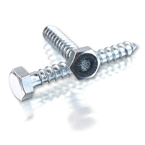 100 Stück M8 x 120 mm Sechskant Holzschrauben DIN 571 verzinkt Schlüsselschrauben Holz Schrauben Schraube 100 Stück M8 x 120 mm Sechskant Holzschrauben DIN 571 verzinkt Schlüsselschrauben Holz Schrauben Schraube von PBG