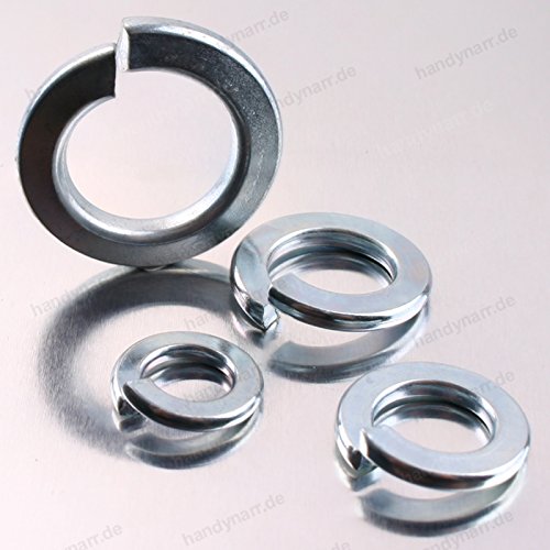M8 Federring 100 Stück Federringe DIN 127 Sperringe Federscheiben verzinkt Sprengring M8 Federring 100 Stück Federringe DIN 127 Sperringe Federscheiben verzinkt Sprengring von PBG