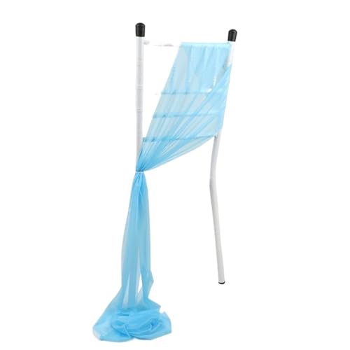 10PCS Chiffon Stuhl Schärpen Hochzeit Drapieren Decor 20x275cm for Gang Dekorationen Party Bankett Event(10,20pcs20x275cm) von PBHGMGEBLV