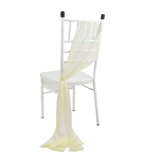 10PCS Chiffon Stuhl Schärpen Hochzeit Drapieren Decor 20x275cm for Gang Dekorationen Party Bankett Event(11,20pcs20x275cm) von PBHGMGEBLV