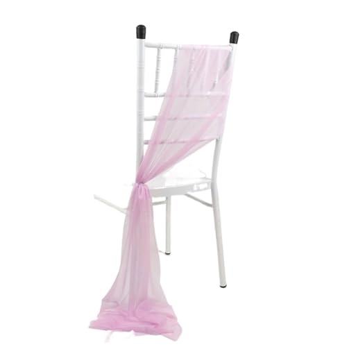 10PCS Chiffon Stuhl Schärpen Hochzeit Drapieren Decor 20x275cm for Gang Dekorationen Party Bankett Event(12,10pcs20x275cm) von PBHGMGEBLV