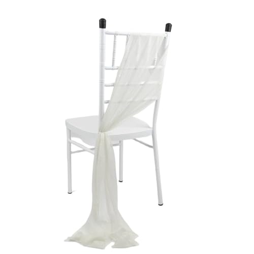 10PCS Chiffon Stuhl Schärpen Hochzeit Drapieren Decor 20x275cm for Gang Dekorationen Party Bankett Event(14,10pcs20x275cm) von PBHGMGEBLV