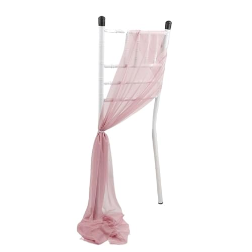 10PCS Chiffon Stuhl Schärpen Hochzeit Drapieren Decor 20x275cm for Gang Dekorationen Party Bankett Event(16,20pcs20x275cm) von PBHGMGEBLV