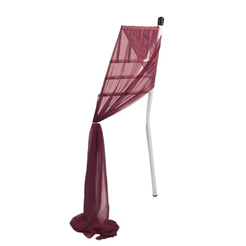 10PCS Chiffon Stuhl Schärpen Hochzeit Drapieren Decor 20x275cm for Gang Dekorationen Party Bankett Event(18,20pcs20x275cm) von PBHGMGEBLV