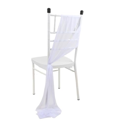10PCS Chiffon Stuhl Schärpen Hochzeit Drapieren Decor 20x275cm for Gang Dekorationen Party Bankett Event(2,20pcs20x275cm) von PBHGMGEBLV
