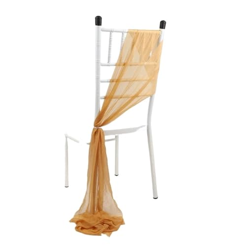 10PCS Chiffon Stuhl Schärpen Hochzeit Drapieren Decor 20x275cm for Gang Dekorationen Party Bankett Event(3,10pcs20x275cm) von PBHGMGEBLV