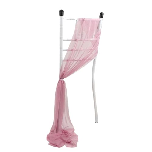 10PCS Chiffon Stuhl Schärpen Hochzeit Drapieren Decor 20x275cm for Gang Dekorationen Party Bankett Event(5,30pcs20x275cm) von PBHGMGEBLV