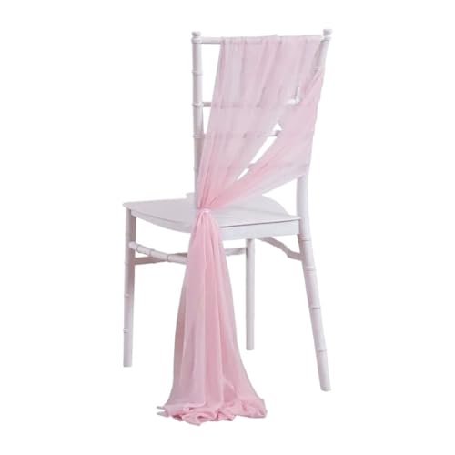 20 stücke 20x275cm Stuhl Schärpen Gang Hochzeit Rückseite Dekorationen Stoff Dusche Party Kirche Vorhänge(Pink,40pcs20*275cm) von PBHGMGEBLV
