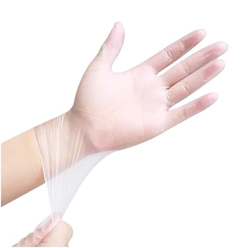 PBHOVIITG 100/200PCS Einweg-TPE-Handschuhe Küche Badezimmer Restaurant wasserdichte puderfreie Latex-Haushaltsreinigungswerkzeuge(100PCS,S) von PBHOVIITG