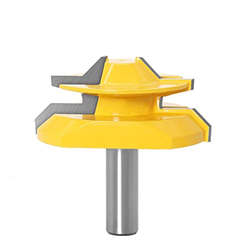 1/3 stücke 12mm 1/2 "Schaft Gehrung 45 Grad Kleber Joint Router Bits. Set Holzbearbeitung Cutter Zapfen for ToolsRCT(12.7X69mm) von PBNANHGZZ