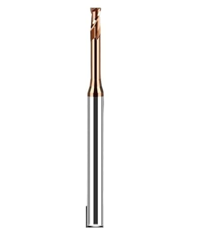 1 Stück Mini-Schaftfräser mit kleinem Durchmesser 0,2,5,8, 3, mm, tiefe Nut, Mikro-Hartmetall-Schaftfräser, Fräser langem Hals, CNC(0.9x4H) von PBNANHGZZ