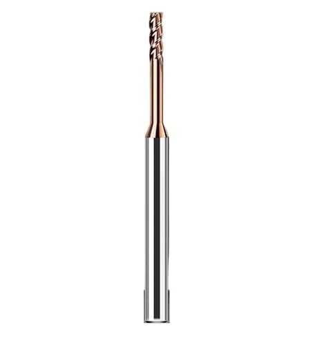 1 Stück Mini-Schaftfräser mit kleinem Durchmesser 0,2,5,8, 3, mm, tiefe Nut, Mikro-Hartmetall-Schaftfräser, Fräser langem Hals, CNC(1.5x12H) von PBNANHGZZ