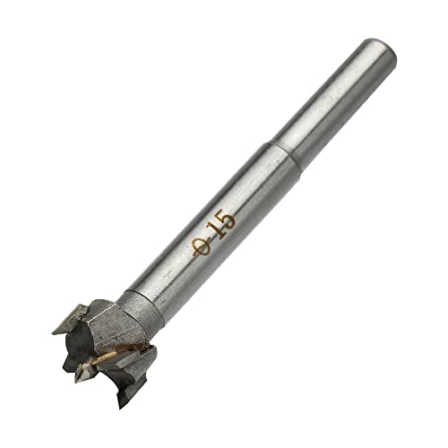 1 stück 10mm-40mm Forstnerbohrer aus Kohlenstoffstahl, selbstzentrierende Lochsäge Hartmetall, Holzschneider-Werkzeugsatz(15MM) von PBNANHGZZ