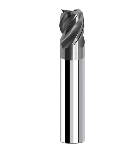 1 stück 4mm-12mm Schaftfräser Kurze Schnittlänge CNC Wolframstahl Fräser Hartmetall Bunt Beschichtet for Aluminium Metall(D4x4xD4x50L,For Steel-4F) von PBNANHGZZ
