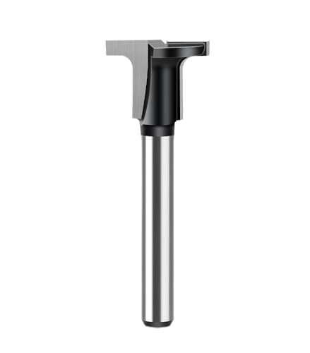 1 stück 6mm 1/4 "Schaft Carbon Kristall Platte Arc Biegen Router Bit T-halb Runde Flache Schlitz Winkel cutter Holzbearbeitung Werkzeuge(6XR2) von PBNANHGZZ