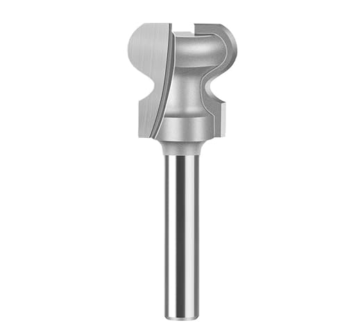 1 stück 6mm 1/4 "Schaft Zwei Arc Nagelknipser Schubladenschrank Tür Router Bit Griff Cutter Schlitz Versteckte(6X22.2mm) von PBNANHGZZ