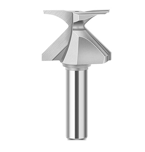 1 stück 6mm 12mm 1/2 "1/4" Schaft Arc Biegen Integrierte Router Bit Forming Werkzeug for Holz Tür Wand Schrank(12.7XR30 Seamless) von PBNANHGZZ
