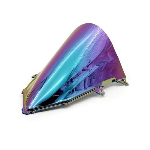 Moto Windschutzscheibe Für CBR650R 2019-2023 Motorrad Zubehör Windschutzscheibe Windschutzscheibe Windabweiser Windabweiser Motorrad(Rainbow) von PBPLZWVWA
