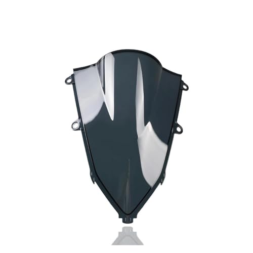 Moto Windschutzscheibe Für CBR650R 2019-2025 Motorrad Wind Bildschirm Windschutzscheibe WindscreenFairing Windabweiser Motorrad(Gray) von PBPLZWVWA