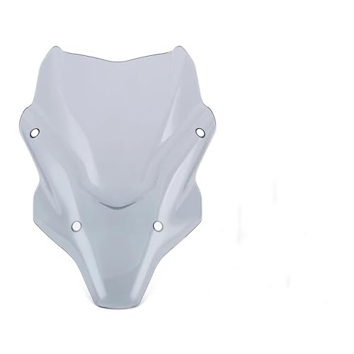 Moto Windschutzscheibe Für FZ-07 MT-07 2021-2024 Motorrad Windschutzscheibe Windschutz Double Bubble Windabweiser Windabweiser Motorrad(Light smoke) von PBPLZWVWA