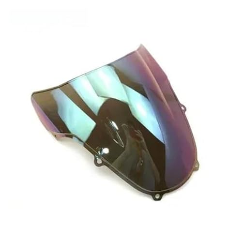 Moto Windschutzscheibe Für GSX R 1000 600 750 K1 K2 2000 2001 2002 2003 Motorrad Double Bubble Teile Geeignete Windschutzscheibe Für GSX R 1000 Windabweiser Motorrad(Clear iruidium) von PBPLZWVWA