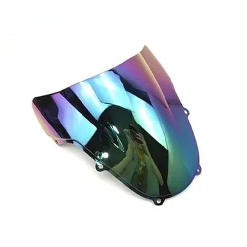 Moto Windschutzscheibe Für GSX R 1000 600 750 K1 K2 2000 2001 2002 2003 Motorrad Double Bubble Teile Geeignete Windschutzscheibe Für GSX R 1000 Windabweiser Motorrad(Irruidium) von PBPLZWVWA