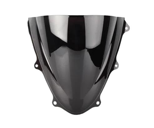 Moto Windschutzscheibe Für GSX-R Für GSXR 600 750 Für GSXR600 2011-2018 K11 Windschutzscheibe Zubehör Verkleidung Deflektor Motorrad Double Bubble Windabweiser Motorrad(Zwart) von PBPLZWVWA