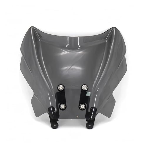 Moto Windschutzscheibe Für MT-07 Motorräder Zubehör Windschutzscheibe Für MT07 2021 2022 Windschutzscheibe Wind Schild Deflectore Windabweiser Motorrad(Smoky gray) von PBPLZWVWA