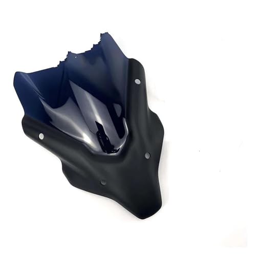 Moto Windschutzscheibe Für MT07 FZ07 2021 2022 Absatzlänge Motorrad Windschutzscheibe Windschutzscheibe Aluminium Kit Deflektor Verkleidung CoverCover Windabweiser Motorrad(320MM) von PBPLZWVWA