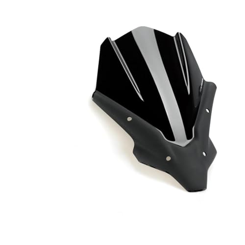 Moto Windschutzscheibe Für MT07 FZ07 2021-2022 Motorrad Zubehör Windschutzscheibe Windschutz Verkleidung Cove Windabweiser Motorrad(Zwart) von PBPLZWVWA